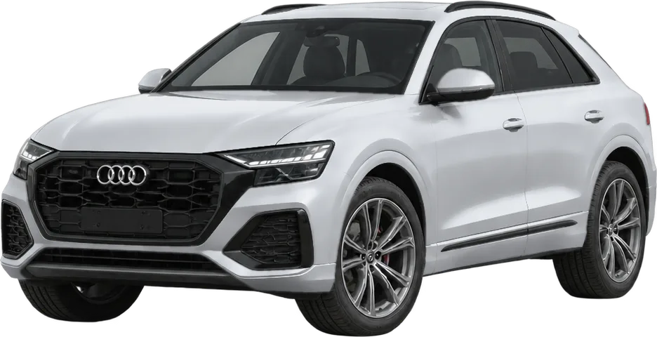 Audi Q8 2026 front three-quarter view