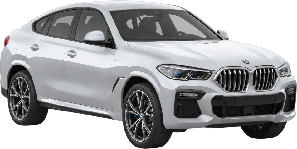 BMW X6 2026 front three-quarter view