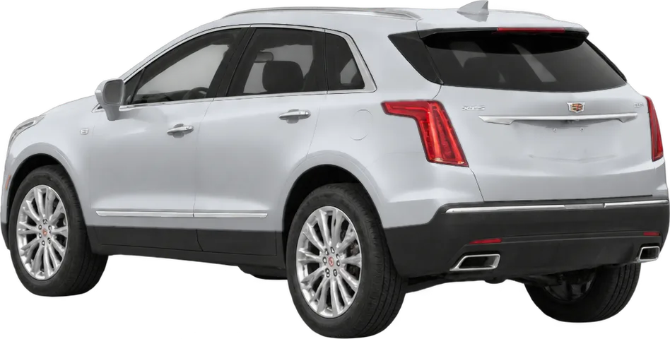 Cadillac XT5 2026 rear three-quarter view