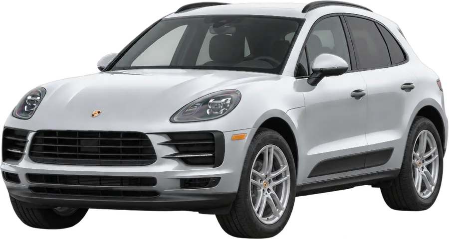 Porsche Macan 2026 front three-quarter view